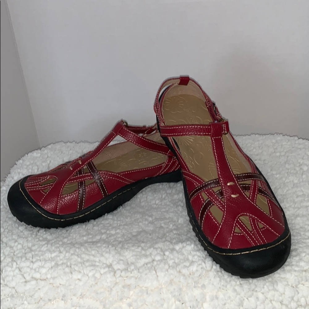 Jambu adjustable Velcro strap Mary Jane shoe